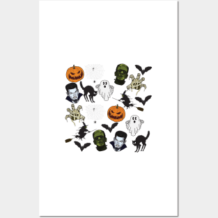 Halloween Pattern Posters and Art